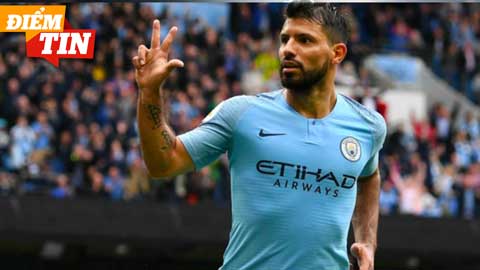 Điểm tin 23/5: Real và Inter nhăm nhe 'đánh cắp' Aguero khỏi Man City